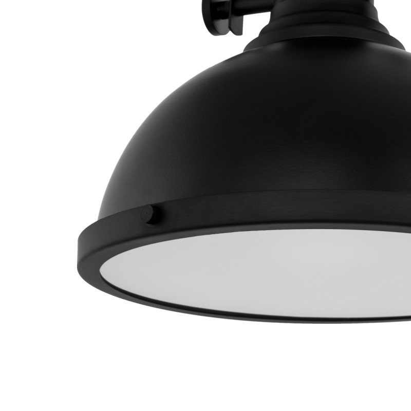 Lampe Suspendue industrielle MAEVA 32cm E27 - noir