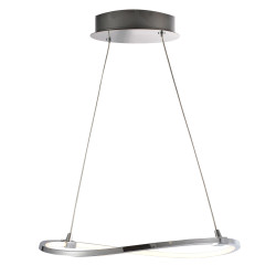 Lampe Design suspendue MAGNETIC 40 LED 23W 4000K - chrome