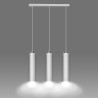Lampe Suspendue design LUNA 3 BLANC 3xGU10 - blanc