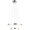 Luminaire Design suspendue LUNE 50 ROUND DOUBLE 40W LED 4000K - chrome