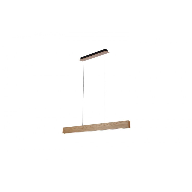 Lampe Design suspendue LARIA WOOD LED UP-10W DOWN-40W bois