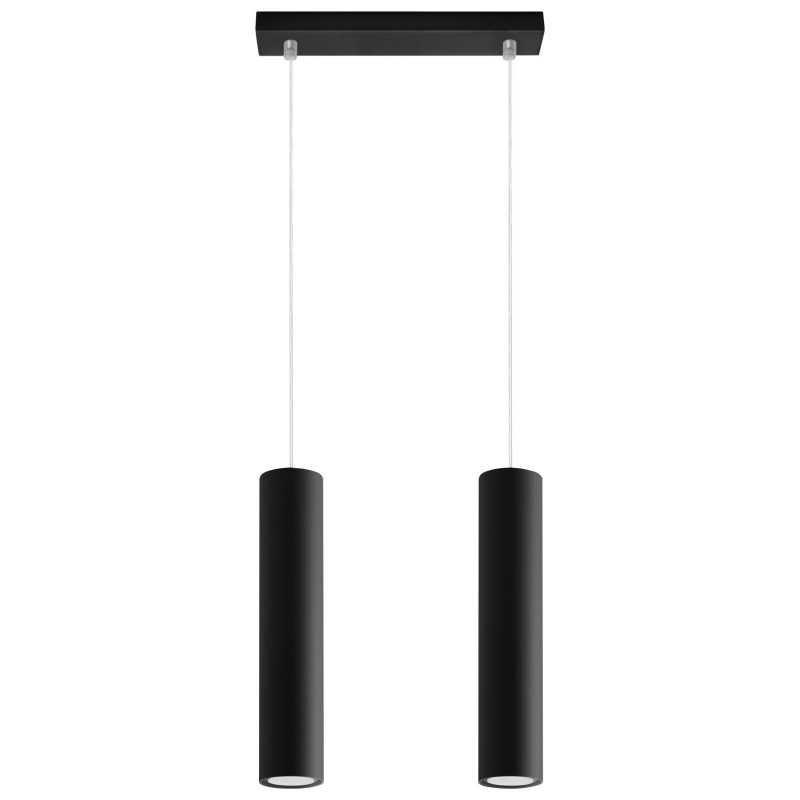 Suspension design LAGOS 2 GU10 - noir