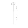 Suspension design KOSAME G9 - blanc