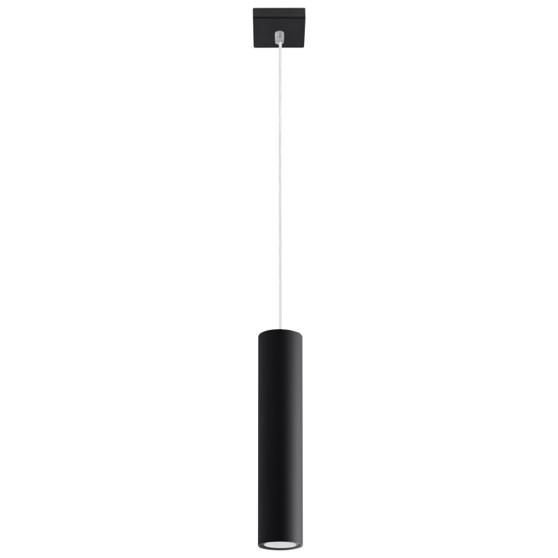 Suspension luminaire LAGOS 1 GU10 - noir