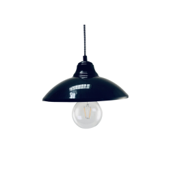Lampe Suspendue industrielle LOFT FOLK E27 - noir