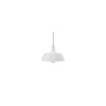 Suspension industrielle Design Loft Blues E27 - blanc