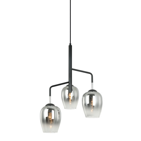 Lampe Suspendue design LESLA 3xE27 - chrome