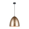 Suspension luminaire design LEILANI E27 - noir / or