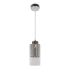 Suspension luminaire design LIBANO 10 E27 - argent