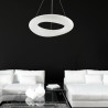 Luminaire Design suspendue LIMA 60cm LED 40W 4000K - blanc