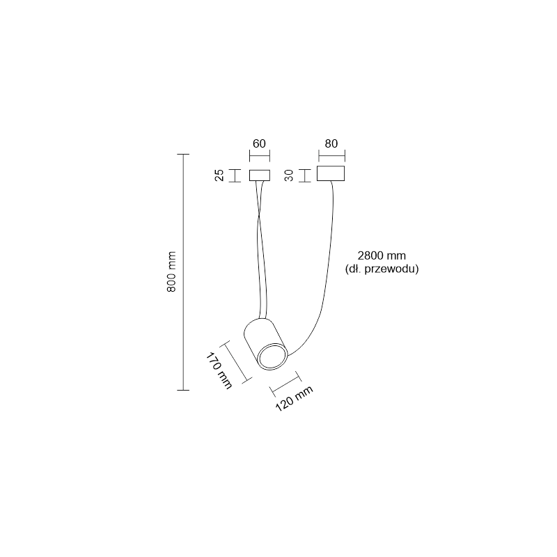 Suspension luminaire design Dohar DUBU E14 - blanc