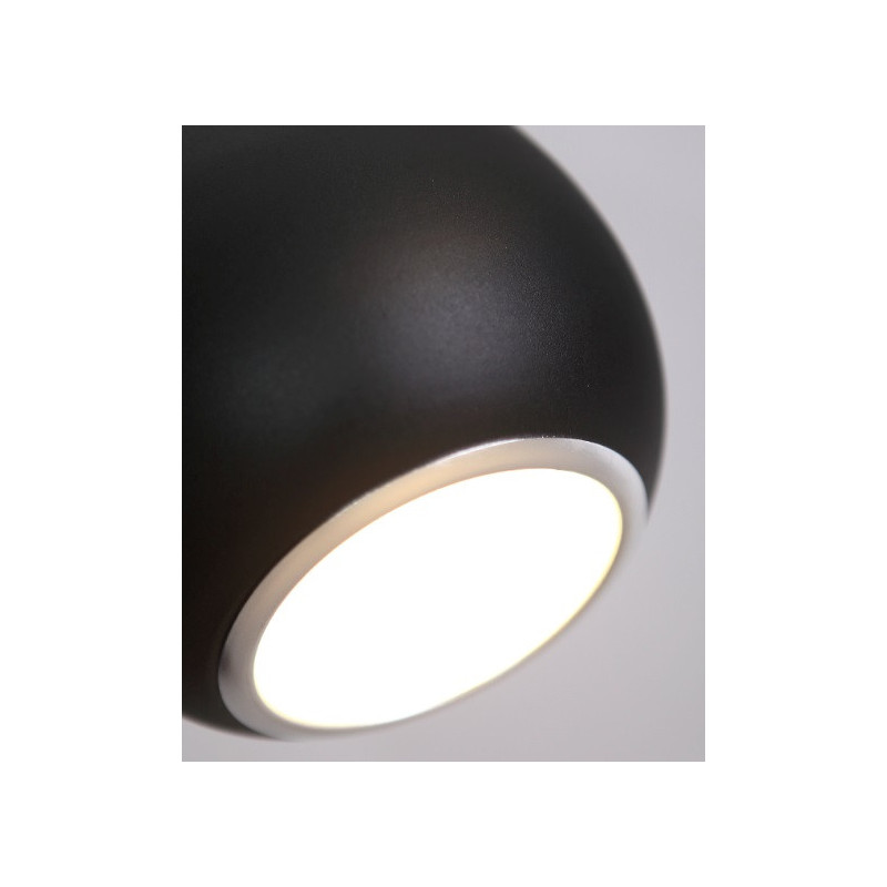 Suspension luminaire DROP E27 - noir