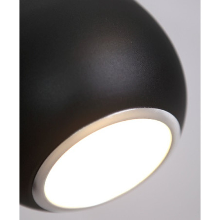 Suspension luminaire DROP E27 - noir