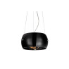 Lampe Suspendue avec abat-jour COSMO 2 E27 3x60W noir