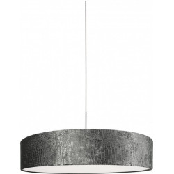 Lampe Suspendue avec abat-jour CROCO III 65cm 3xE27 - gris