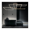 Lampe Design suspendue EDO LED large 35W noir ou blanc