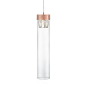 Lampe suspendue GEM G9 - cuivre / transparent Cristal