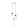 Lampe suspendue GEM R 3xG9 - chrome / transparent Cristal