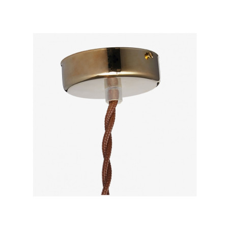 Lampe Suspendue industrielle FUNK Loft 3xE27 - laiton
