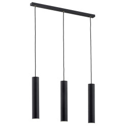 Lampe Suspendue design GOMERA PLUS 3xGU10 - noir