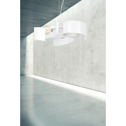 Suspension luminaire EOS 3 BLANC 3xE27 - blanc