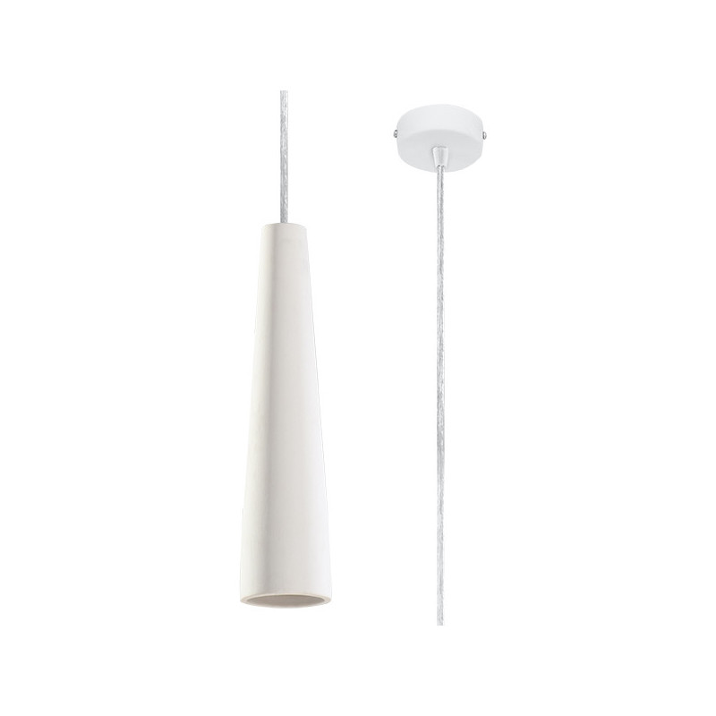 Lampe Suspendue design ELECTRA GU10 - blanc / céramique