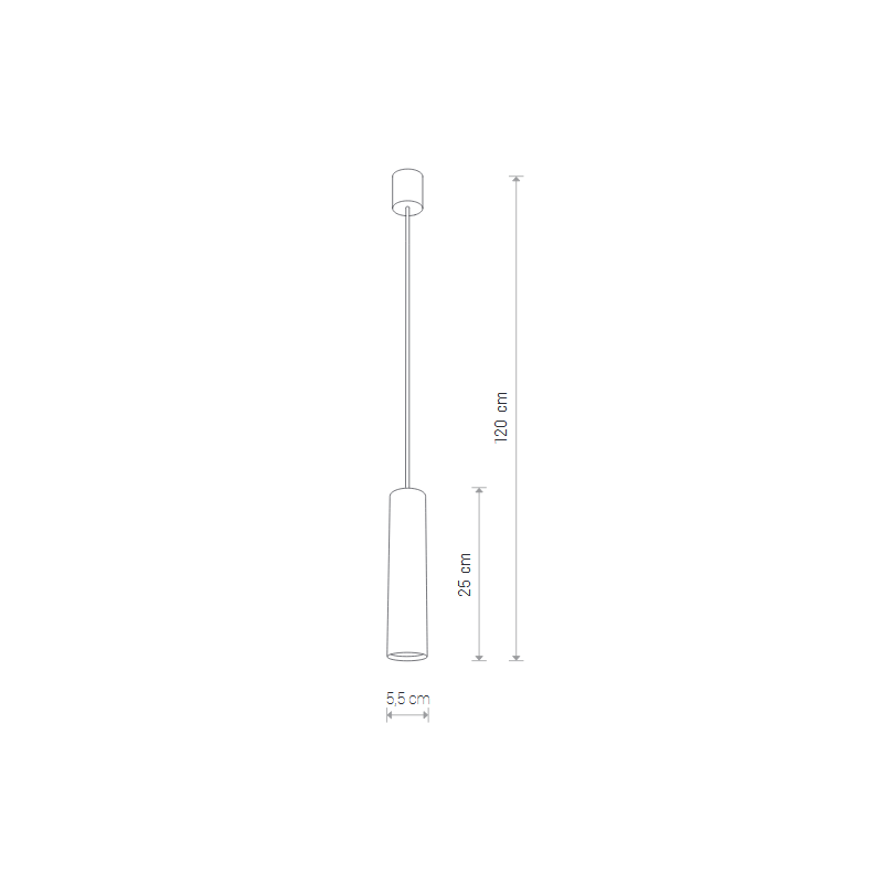 Suspension design EYE LI GU10 - graphite