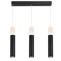 Lampe Design suspendue FANO 3 LED noir / blanc