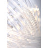 Lampe suspendue PLAZA 3xE14 - chrome / transparent Cristal