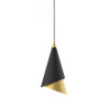 Lampe Design suspendue RAALTO LED 7.7W 3000K - noir / or