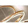 Luminaire Design suspendue QUEEN LED 67W 3000K DIM - cuivre