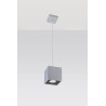 Lampe Suspendue design QUAD 1 GU10 - gris
