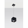 Suspension luminaire design QUAD 1 GU10 - noir