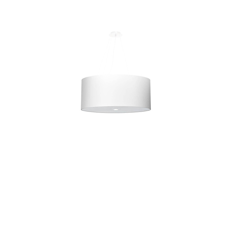 Lampe en suspension abat jour Design OTTO 60cm 5xE27 - blanc