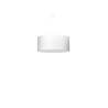 Lampe en suspension abat jour Design OTTO 60cm 5xE27 - blanc