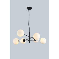 Lampe Suspendue design OVIEDO 6 6xG9 - noir