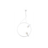 Suspension design ORSOLA 2xE27 - blanc