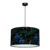 Lampe en suspension abat jour Design PAON E27 - noir / multicolore