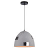 Suspension industrielle Design PATCH E27 - gris / chrome