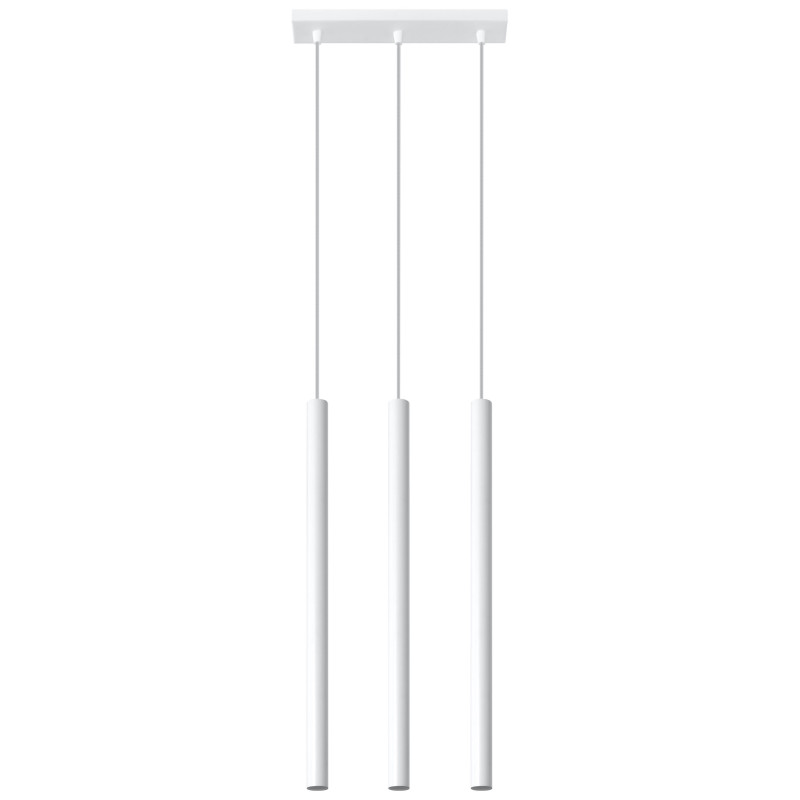 Lampe Suspendue design PASTELO 3 G9 - blanc