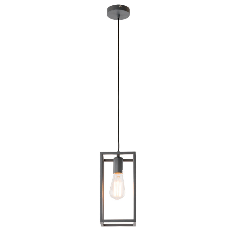 Suspension industrielle Design SIGALO E27 - gris sable