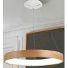 Luminaire Design suspendue SILVAM 45 LED 30W - bois exotique