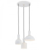 Lampe Suspendue design SINES 3xE27 - blanc