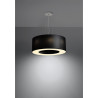 Lampe Suspendue avec abat-jour SATURNO 50cm 5xE27 - noir