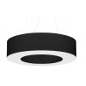 Lampe Suspendue avec abat-jour SATURNO 70cm 6xE27 - noir