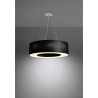 Lampe Suspendue avec abat-jour SATURNO 70cm 6xE27 - noir