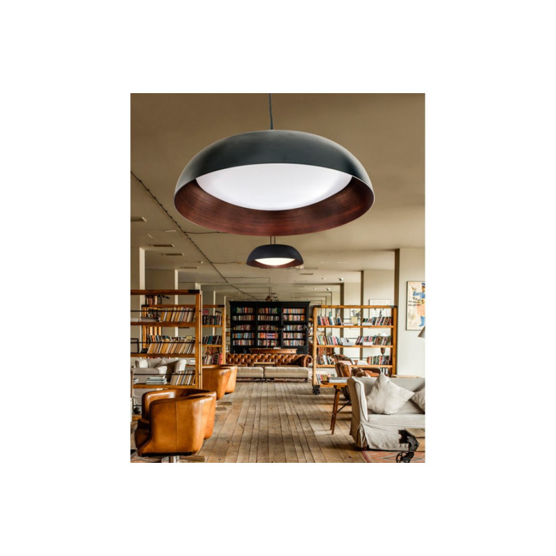 Lampe Design suspendue SMART LENOX LED DIM 24W 2700-6500K noir / cuivre