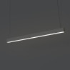 Lampe Design suspendue SOFT LED T8 120x6 22W 3000K - graphite