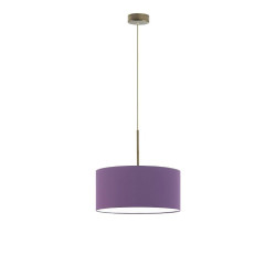 Lampe Suspendue avec abat-jou SINTRA Ø30 E27 - or / violet