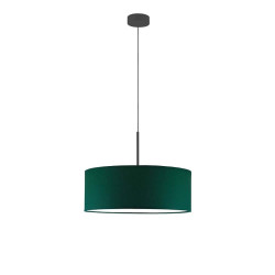 Lampe Suspendue avec abat-jour SINTRA Ø50 E27 - noir / vert